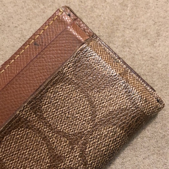 Coach Monogrammed Slim Card Case Wallet - Picture 12 of 16